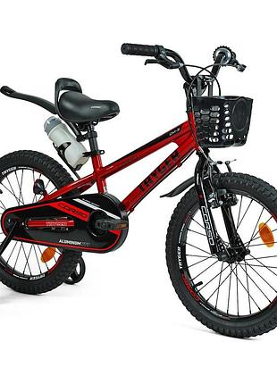 Детский двухколесный велосипед 18 дюймов corso tayger tg-43922 — для детей