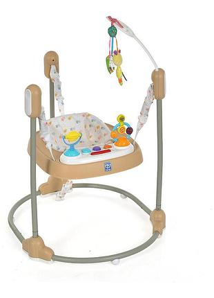 Ходунки-стрибунець bambi m 6563-13 розвиваючий центр з музикою та світлом для малюка від 6 місяців