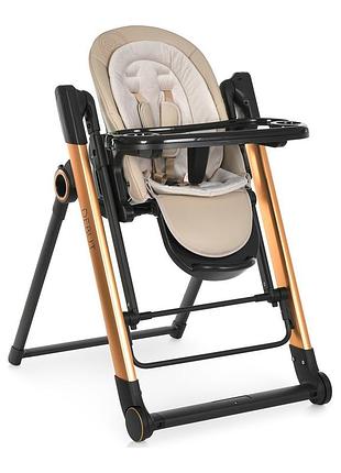 Стульчик-качалка для кормления me 1102 debut posh beige, бежевый, с bluetooth, от рождения до 24 мес.