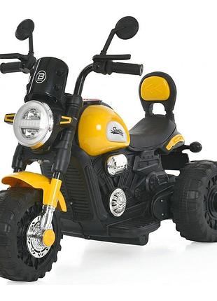 Детский электромотоцикл bambi racer m 6526er-6 с пультом управления, 2 мотора 25w, mp3, usb, bluetooth, от 3 до 7 лет