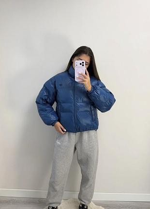 Жіноча куртка  levi’s синя дута коротка додаткові  можу приват
