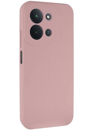 Чохол накладка ummi lakshmi silicone cover full camera (захист камери) силіконовий з мікрофіброю для xiaomi redmi 17 4g / 5g pink
