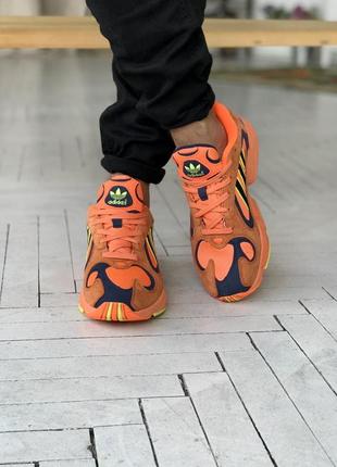 Женские кроссовки adidas yung 1 orange10 фото