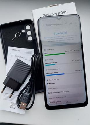 Samsung galaxy a04s 4+4/64gb black (sm-a047f/dsn)