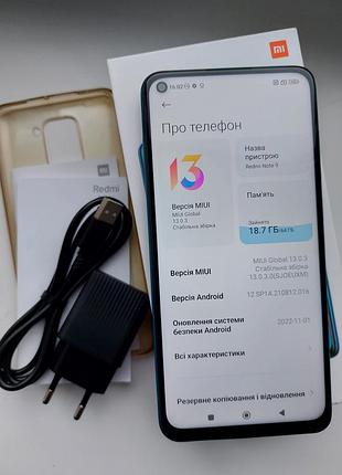 Xiaomi redmi note 9 3+1/64gb forest green