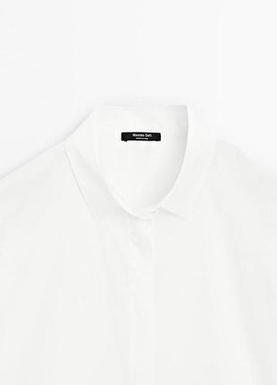 Жіноча біла сорочка massimo dutti 5