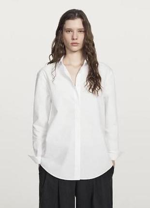 Жіноча біла сорочка massimo dutti