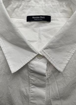 Жіноча біла сорочка massimo dutti 6