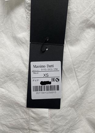 Жіноча біла сорочка massimo dutti 8