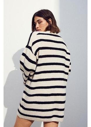 Світер сукня у смужку h&m 2