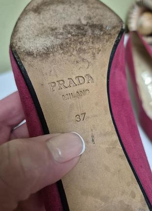 Фирменные туфли оригинал prada 5