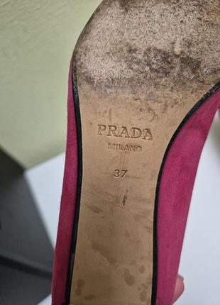 Фирменные туфли оригинал prada 3