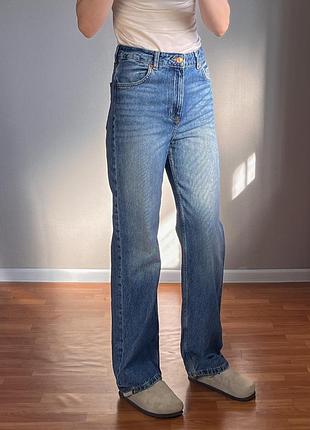 Джинси жіночі wide leg h&m