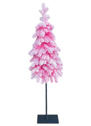 Ялинка лита hvoya style lux marshmallow pink рожева засніжена 160 см