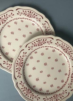 Вінтажна тарілка royal staffordshire burgundy ironstone, j. & g. meakin, англія