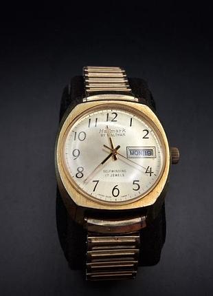 Hallmark by waltham механические мужские часы с автоподзаводом, 70ти