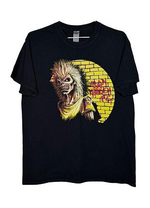 Футболка мерч iron maiden чорна розмір l