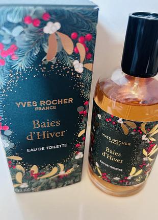 Туалетна вода yves rocher baies d'hiver 100 мл