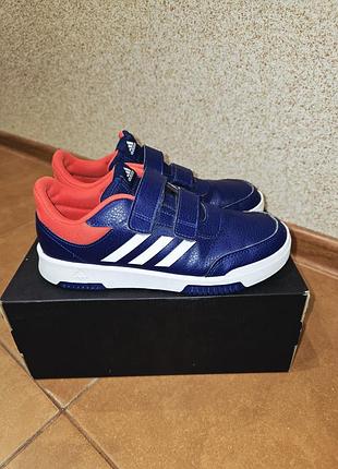 Кроссовки adidas tensaur sport синие на липучке,39 размер,25см
