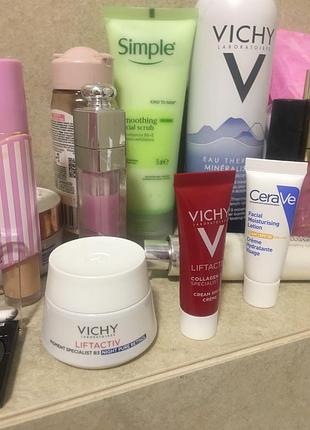 Лот косметики vichy eucerine cos de baha  ретинол корейська косметика крем