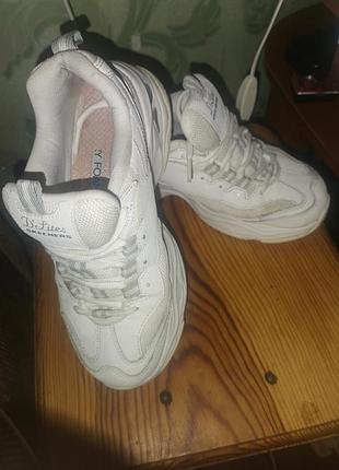 Кожаные кроссовки skechers, 36p.