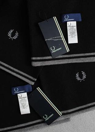 Достойні та актуальні,нові шарфи fred perry чорного кольору