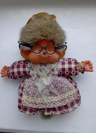 Мончишка обезьянка 1974р monchhichi grandma кукла япония
