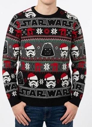 Стильный мужской свитер star wars