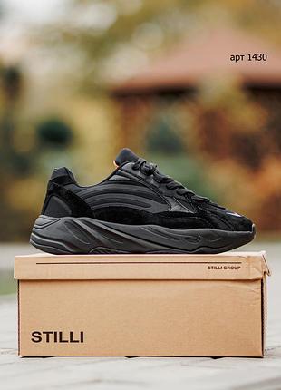 Кроссовки 41-45 yeezy 700 v2 st full black