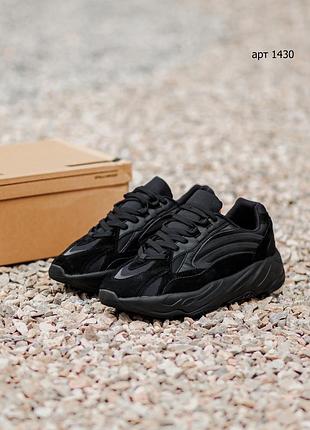 Кроссовки 41-45 yeezy 700 v2 st full black 3