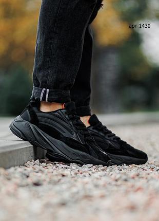 Кроссовки 41-45 yeezy 700 v2 st full black 7