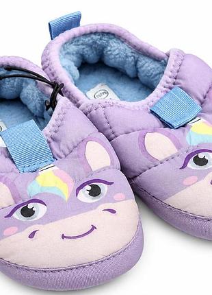 Хатні капці утеплені на флісі для дівчинки disney step by step (kaufland) bdo105450 27-28 фіолетовий