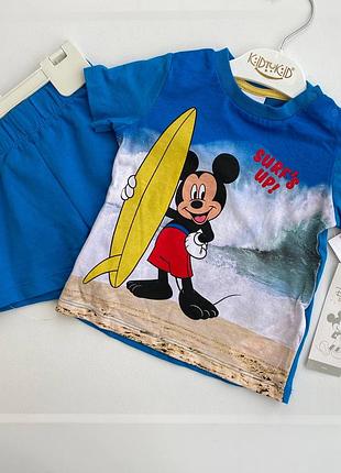 Костюм для хлопчика disney літній синій 68 розмір