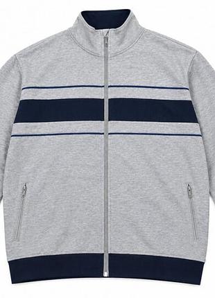 Толстовка двунитка для мужчины livergy lidl 301043 xxl серый