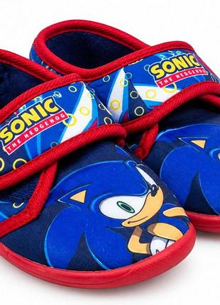Домашние тапочки на липучке для мальчика disney соник / sonic sn7366-mc 23 комбинированный