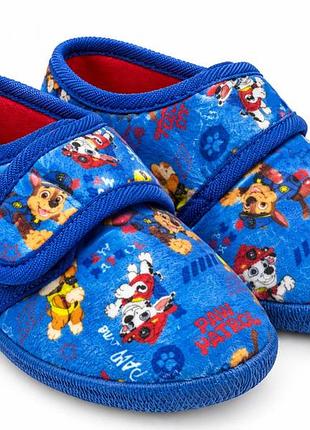 Домашние тапочки на липучке для мальчика disney щенячий патруль bdo105484 23 синий