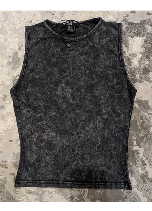 Стильний кроп топ prettylittlething acid wash
