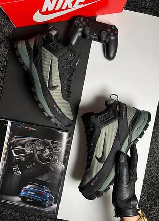 Мужские кроссовки nike rivah fur khaki black