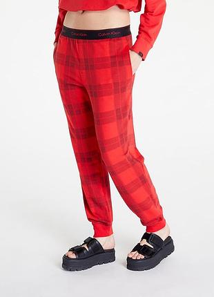 Calvin klein jeans нові джогери l червоні в клітинку