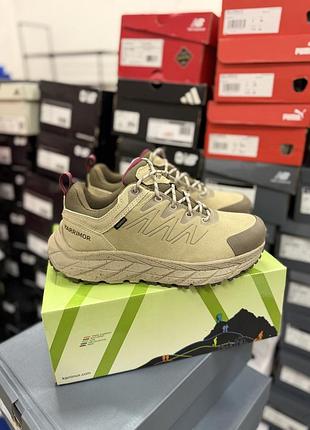 Жіночі легкі трекінгові кросівки karrimor goshawk low ladies weathertite (k1107- тре) мембарана waterproof бежеві хайкінг повсякденні карімор