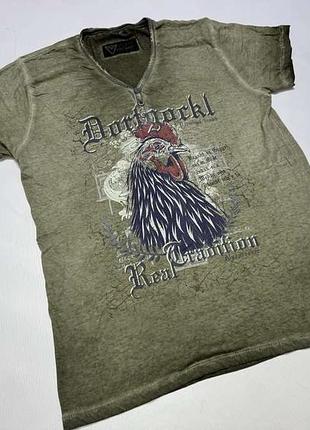 Футболка alpenrocker в стиле trachten (традиционная альпийская одежда), 100% хлопок, l-xl