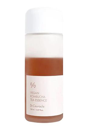 Кремова есенція з екстрактом комбучі і чорного чаю dr.ceuracle vegan 150 мл