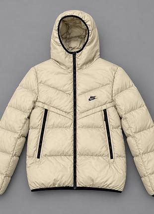 Пуховик nike storm-fit світло - бежевий