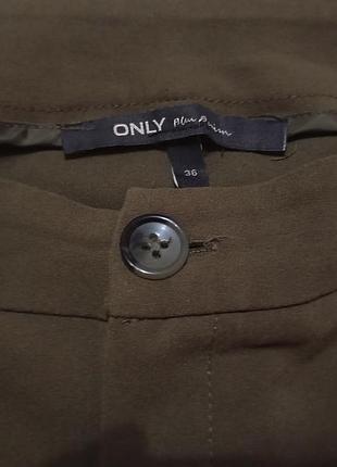Брюки жіночі only onlflirt hw ank straight cargo pant хакі 36