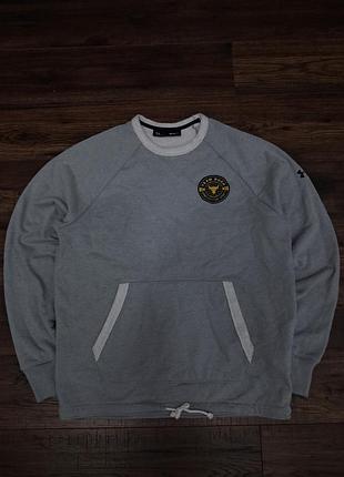 Свитшот under armour project rock heavyweight оригинал мужская кофта