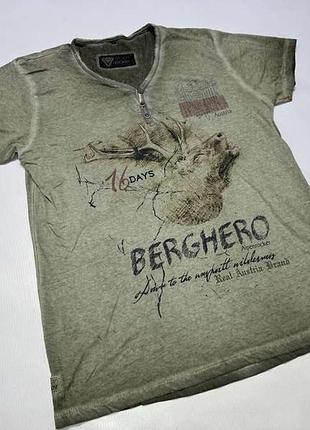 Футболка alpenrocker в стиле trachten (традиционная альпийская одежда), 100% хлопок, l-xl
