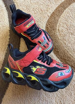 Кросівки для хлопчика skechers з підсвіткою