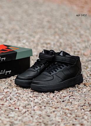 Зимові кросівки 41-45 force hight stilli full black