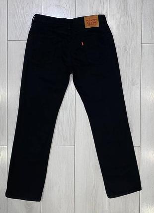 Чоловічі чорні джинси levi's 514  size 32x30 (m)