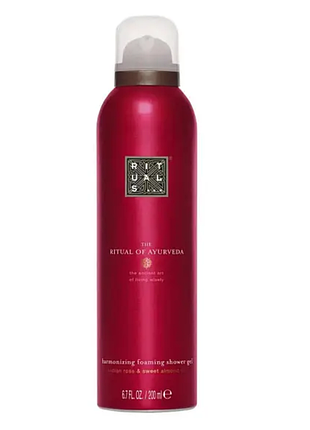 Гель-пенка для душа rituals the ritual of ayurveda foaming shower gel 200 мл